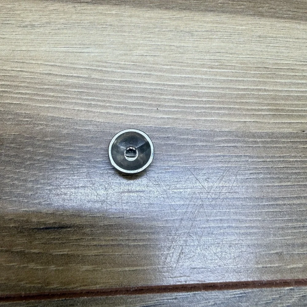 Coach Y2K 2000's Small Button Nickel Silver Tone Replacement 1 Button Round